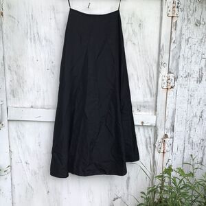 Vtg 90s Jessica McClintock Cache Black Formal Maxi Skirt Size 4 2 S Goth Grunge